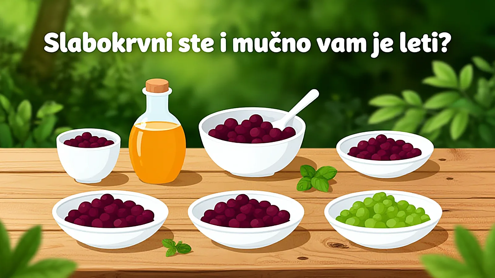 Letnja salata od sočiva sa paprikom, peršunom i limunom u beloj činiji na drvenom stolu