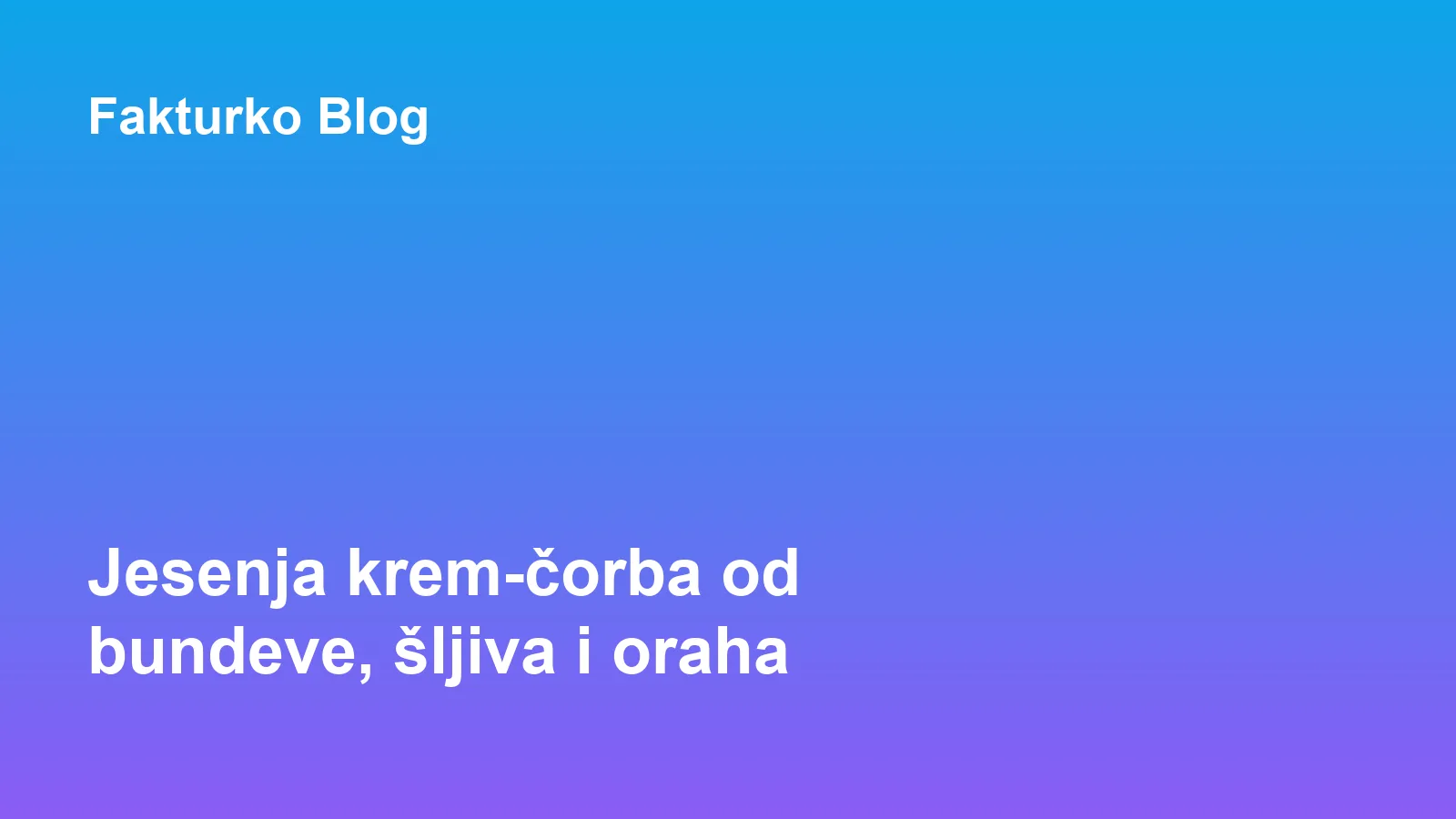 Krem-čorba od bundeve sa šljivama i orasima u tanjiru